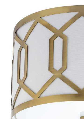 Hex Metal LED Flush Mount - JONATHAN Y